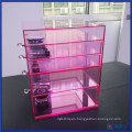 Pink Glam Vanity Acrylic Caja Lux